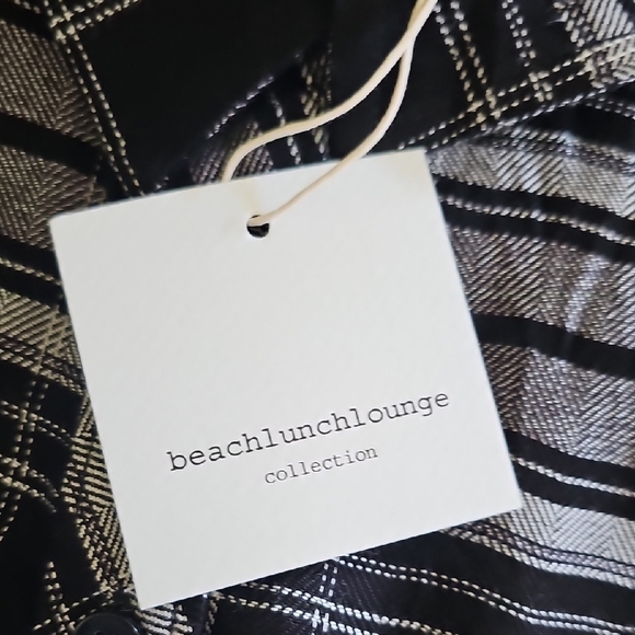 beachlunchlounge Black and White Plaid Button Down Shirt - Picture 9 of 10